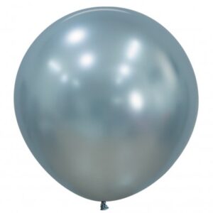 24" tafel ballon SILK ARCTIC BLUE