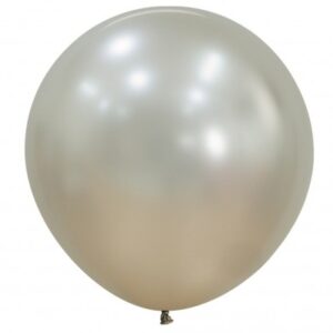 24" tafel ballon SILK CREAM PEARL