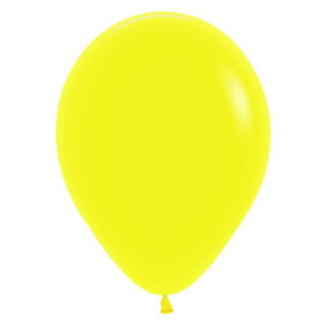 12" FASHION 020 YELLOW Latex Balloons (10 st)