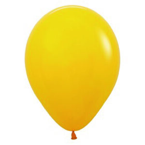 12" FASHION 021 HONEY YELLOW Latex Balloons (10 st)