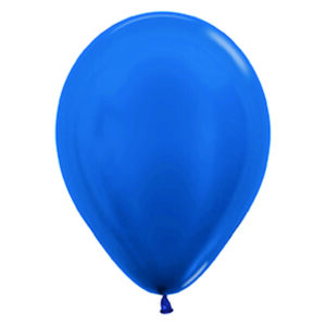 12" METALLIC 540 BLUE Latex Balloons (10 st)