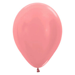 12" METALLIC 568 ROSE GOLD Latex Balloons (10 st)