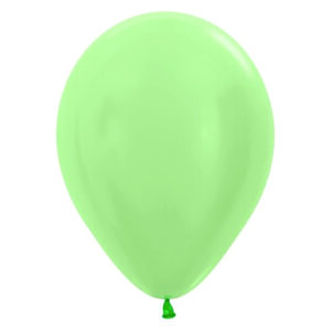 12" PEARL 430 GREEN Latex Balloons (10 st)
