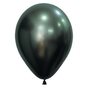 12" SILK 880 MIDNIGHT GREY Latex Balloons (10 st)